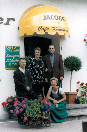 Maria und Maurice Zimmermann mit Patricia und Roland
